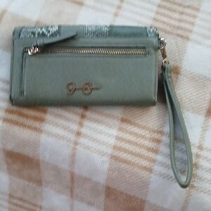 Green Women's Wristlet Wallet